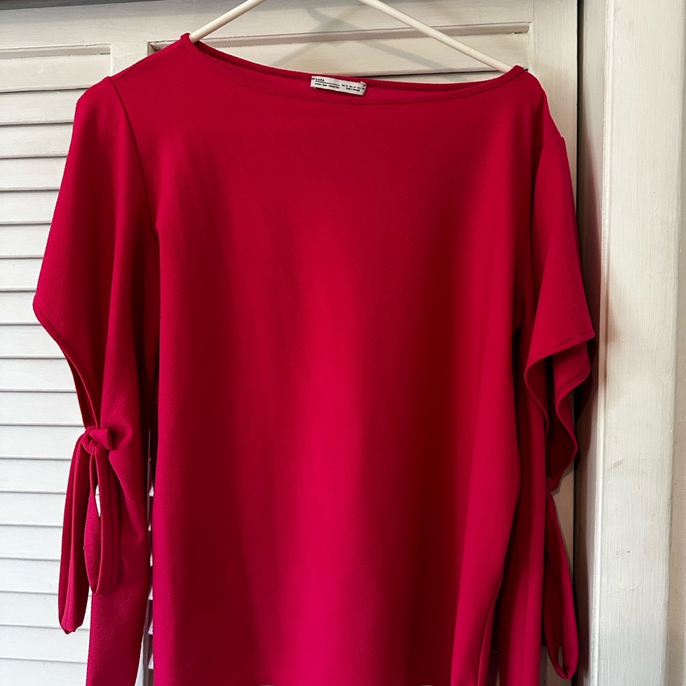 Elegant Red Women's Top